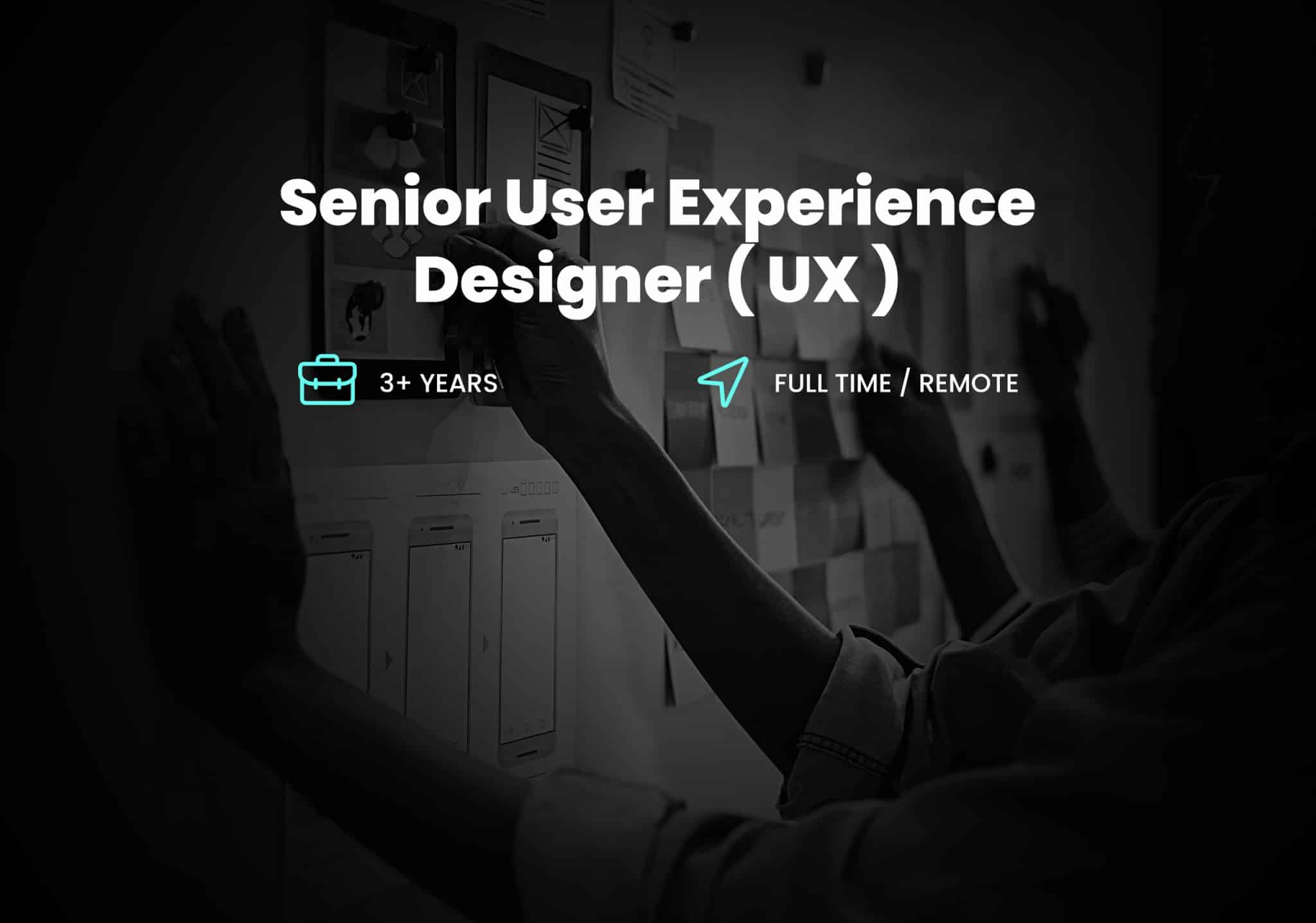 Senior UX Designer Job Apply Now Mastroke