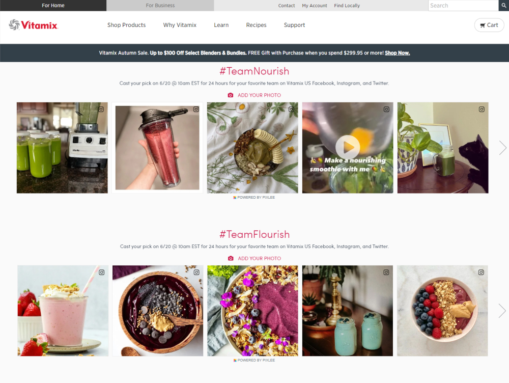 Vitamix User Generated Content