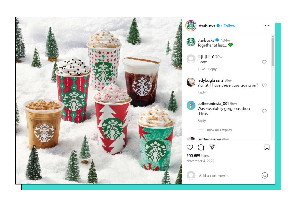 starbucks social media campaigns