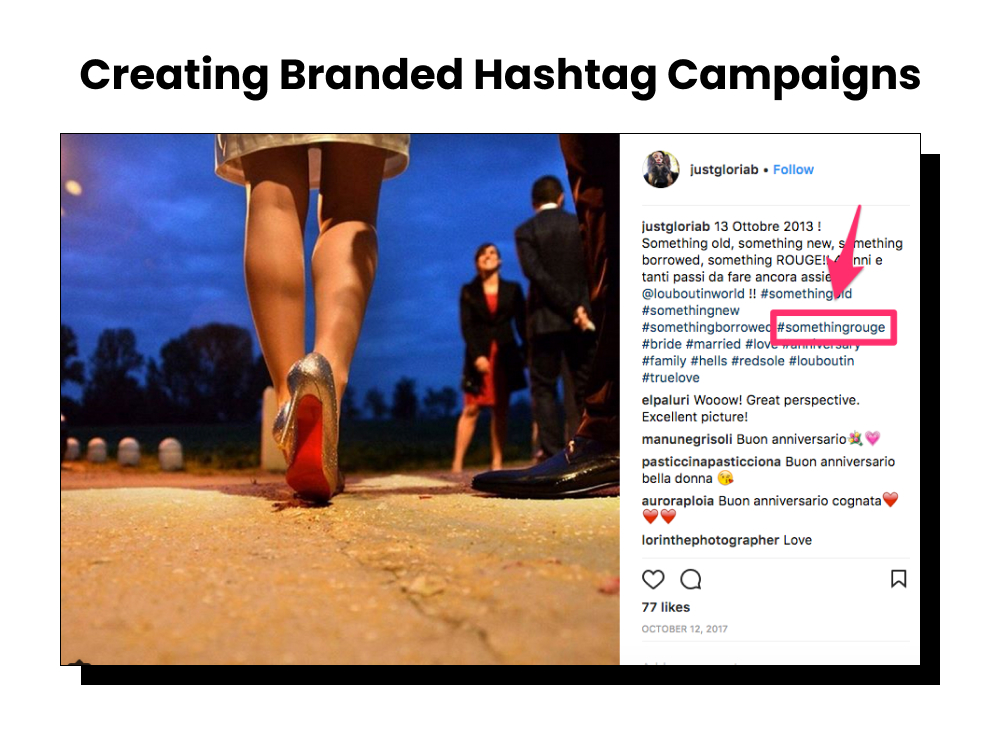 Creating branded hashtag campaigns