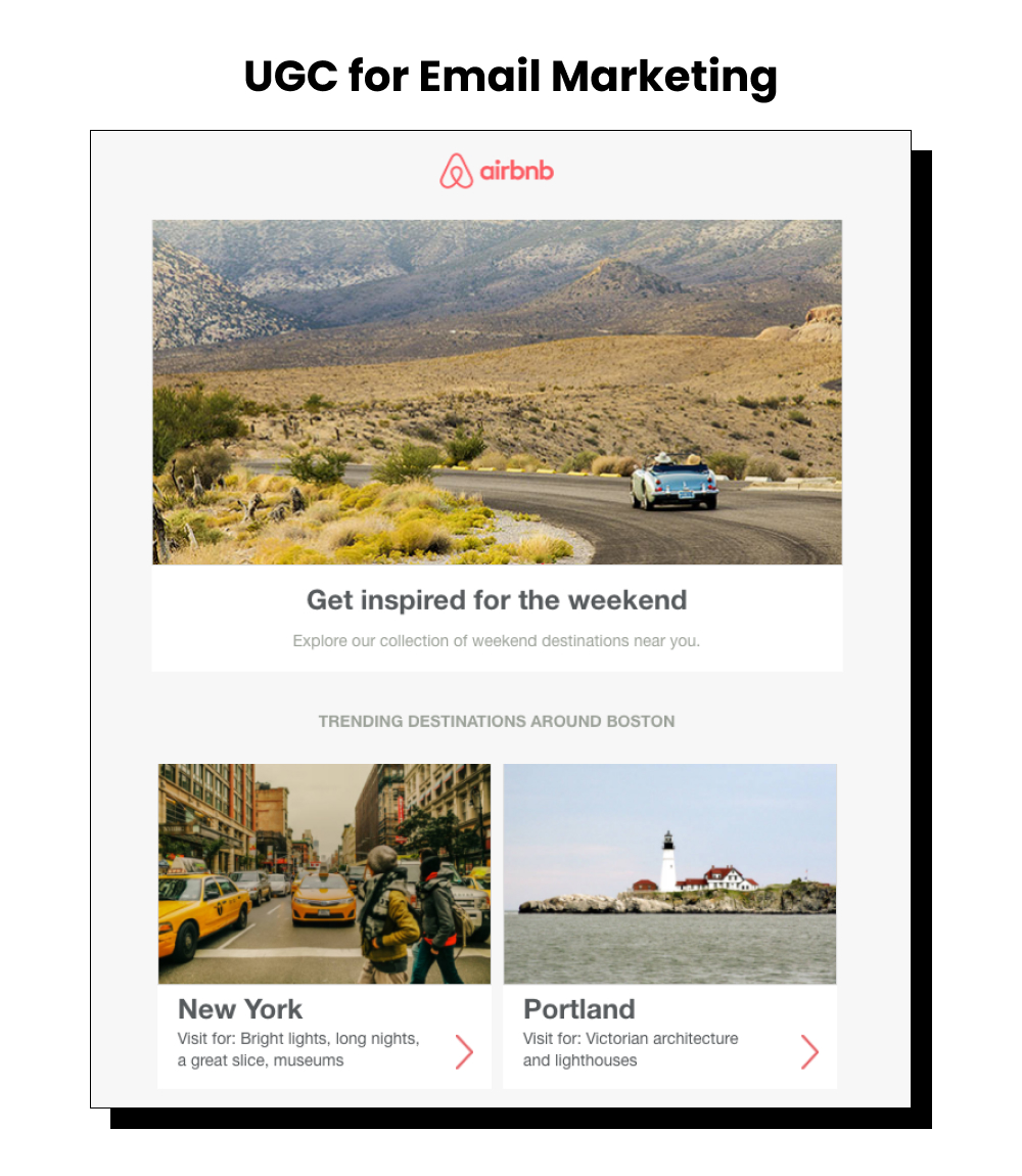 UGC for Email Marketing