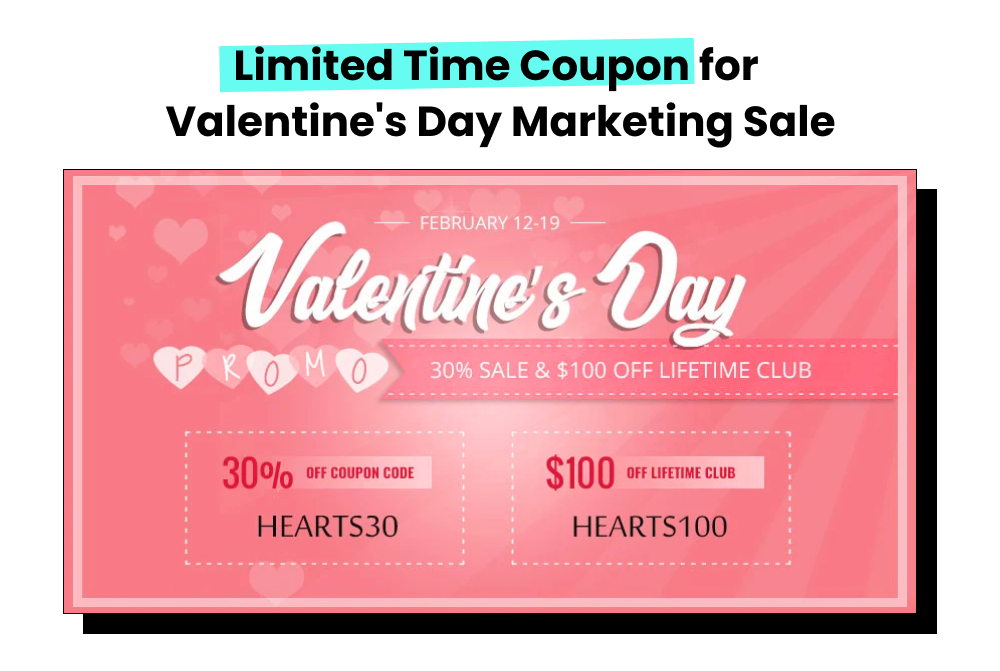 Coupon for Valentine's Day