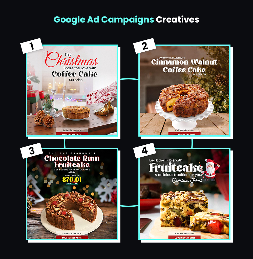 Creatives Made for Google Ad Campaigns